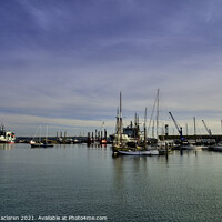 Buy canvas prints of Falmouth Harbour Cornwall by Gordon Maclaren