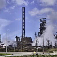 Buy canvas prints of Port Talbot Steelworks, South Wales by Gordon Maclaren