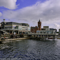 Buy canvas prints of Cardiff Bay Waterfont South Wales by Gordon Maclaren