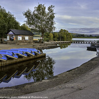 Buy canvas prints of Upturned boats, Llangorse Lake, Brecon Beacons by Gordon Maclaren