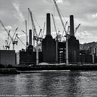 Buy canvas prints of Building Work begins on Battersea Power Station by Gordon Maclaren