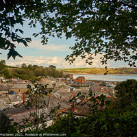 Buy canvas prints of Looking through the trees over Padstow, Cornwall by Gordon Maclaren