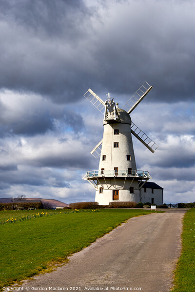 Llancayo Windmill, Usk, South Wales Picture Board by Gordon Maclaren