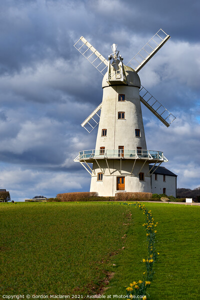 Llancayo Windmill, Usk, South Wales Picture Board by Gordon Maclaren