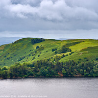Buy canvas prints of The Clywedog Reservoir near Llanidloes, Wales by Gordon Maclaren
