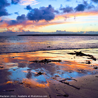 Buy canvas prints of Sunset over Newlyn, Penzance, Cornwall by Gordon Maclaren