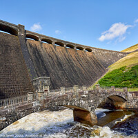 Buy canvas prints of The Claerwen Dam, Elan Valley, Wales by Gordon Maclaren