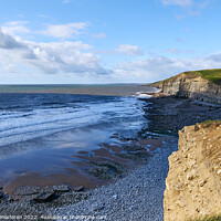 Buy canvas prints of Dunraven Bay on the Glamorgan Heritage Coast by Gordon Maclaren