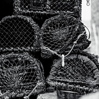 Buy canvas prints of Lobster Pots, Mousehole, Cornwall by Gordon Maclaren