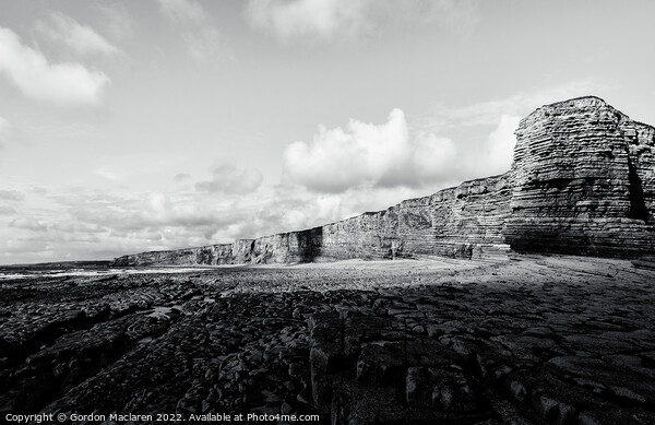 Nash Point and the Glamorgan Heritage Coast Picture Board by Gordon Maclaren