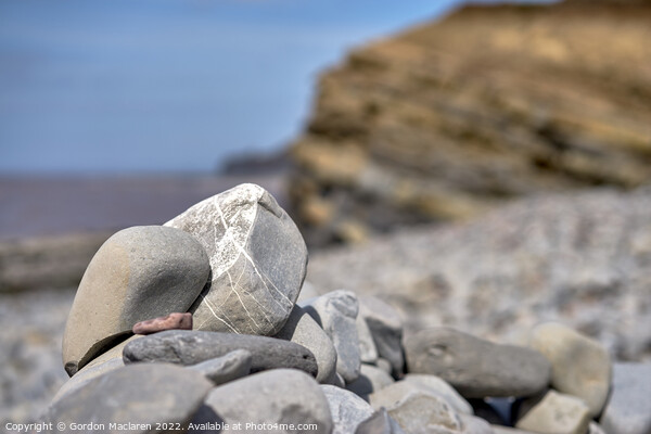 Rock Formation, Kilve Beach, Somerset, England Picture Board by Gordon Maclaren