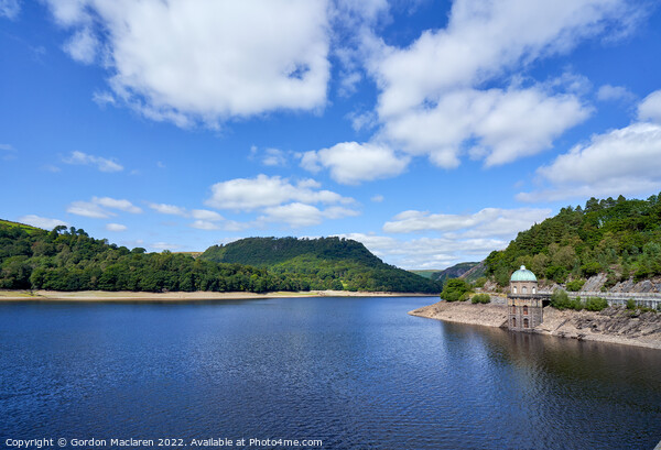 Garreg Ddu Reservoir, Elan Valley, Powys, Mid Wales Picture Board by Gordon Maclaren