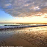 Buy canvas prints of Winter Sunrise over Carbis Bay by Gordon Maclaren