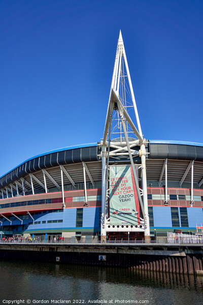 Principality Stadium, Cardiff, on match day Picture Board by Gordon Maclaren