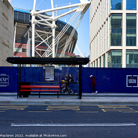 Buy canvas prints of Match Day, Principality Stadium, Cardiff, Wales by Gordon Maclaren