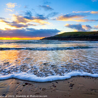 Buy canvas prints of Sunset, Cable Bay, Anglesey, Wales by Gordon Maclaren