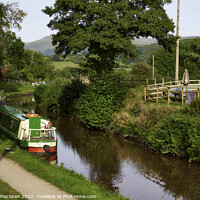 Buy canvas prints of The Brecon and Monmouthshire Canal, Llangynidr  by Gordon Maclaren