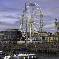 Buy canvas prints of Ferris Wheel, Mermaid Quay, Cardiff Bay by Gordon Maclaren