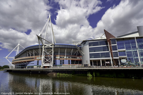 Principality Stadium, Cardiff, Wales Picture Board by Gordon Maclaren