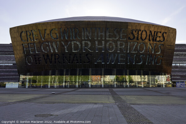 Millennium Centre Arts Complex Cardiff Bay  Picture Board by Gordon Maclaren