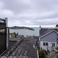 Buy canvas prints of Over the rooftops to St Ives, Cornwall by Gordon Maclaren