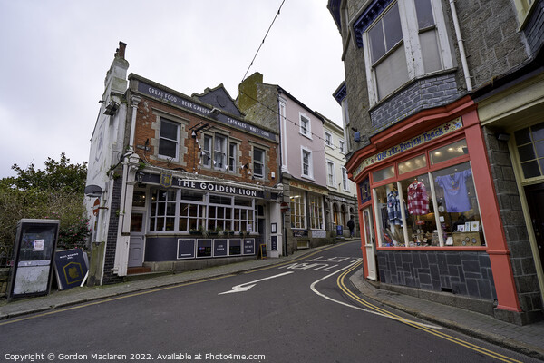 St. Ives High Street, Cornwall, England Picture Board by Gordon Maclaren