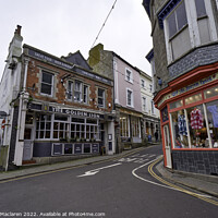 Buy canvas prints of St. Ives High Street, Cornwall, England by Gordon Maclaren