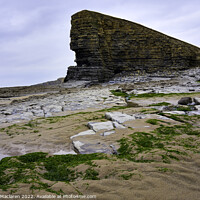Buy canvas prints of The Sphinx Rock, Nash Point, South wales by Gordon Maclaren