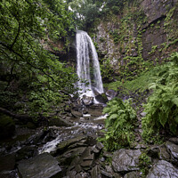 Buy canvas prints of Melincourt Falls, Resolven, Neath, South Wales by Gordon Maclaren