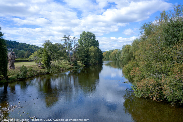 The River Usk as it passes through Crickhowell  Picture Board by Gordon Maclaren