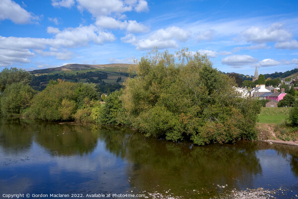 The River Usk as it passes through Crickhowell  Picture Board by Gordon Maclaren