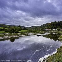 Buy canvas prints of Tintern on the River Wye, Monmouthshire, Wales by Gordon Maclaren