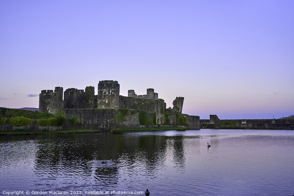The Formidable Caerphilly Castle, South Wales Picture Board by Gordon Maclaren