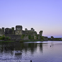 Buy canvas prints of The Formidable Caerphilly Castle, South Wales by Gordon Maclaren