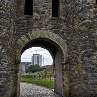 Buy canvas prints of Cardiff Castle, South Wales by Gordon Maclaren