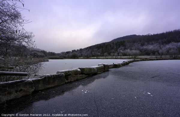 Winter Sunrise, Parc Cwm Darrran, Bargoed Picture Board by Gordon Maclaren