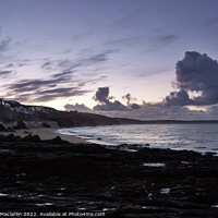 Buy canvas prints of Beautiful Cornish Sunrise, Porthleven Bay by Gordon Maclaren