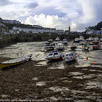 Buy canvas prints of Porthleven Harbour Cornwall by Gordon Maclaren