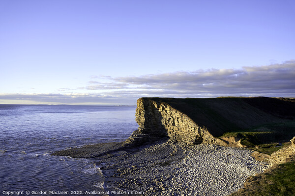 Nash Point on the Glamorgan Heritage Coast Picture Board by Gordon Maclaren