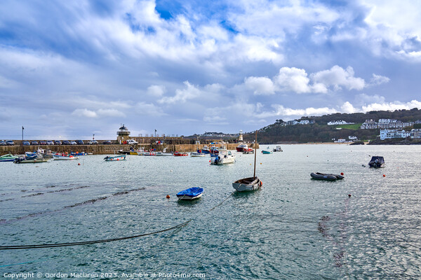 St Ives Harbour, Cornwall, England Picture Board by Gordon Maclaren