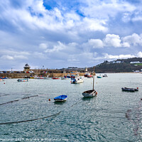 Buy canvas prints of St Ives Harbour, Cornwall, England by Gordon Maclaren