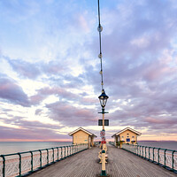 Buy canvas prints of Sunset, Penarth Pier, South Wales by Gordon Maclaren