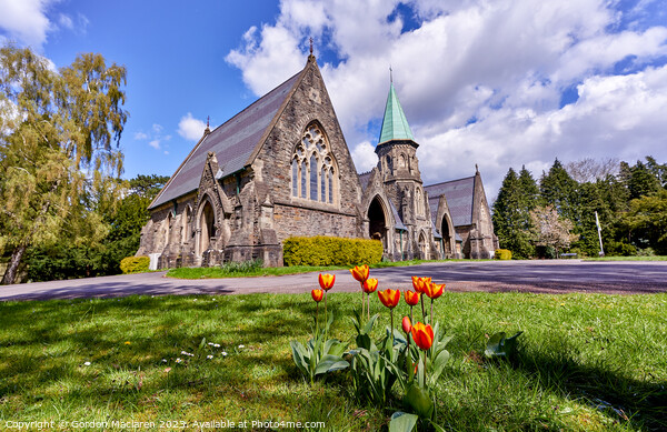 Cathays Chapel, Cathays Cemetery, Cardiff Picture Board by Gordon Maclaren