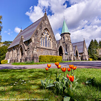 Buy canvas prints of Cathays Chapel, Cathays Cemetery, Cardiff by Gordon Maclaren