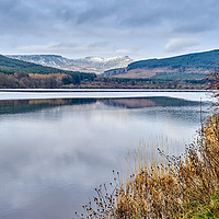 Buy canvas prints of Pen Y Fan reflected in Pontsticill Reservoir by Gordon Maclaren