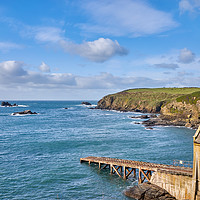Buy canvas prints of Polpear Cove Lifeboat Station by Gordon Maclaren