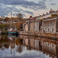 Buy canvas prints of Charlestown Harbour Reflections by Gordon Maclaren