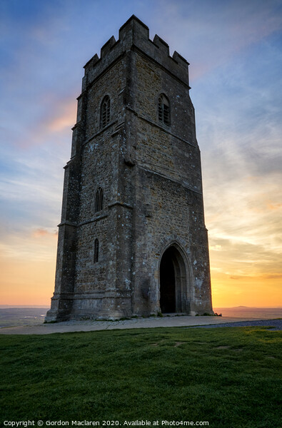 St Michael's Tower, Glastonbury Tor Picture Board by Gordon Maclaren