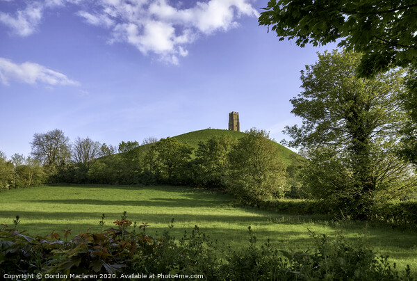 St Michael's Tower on Glastonbury Tor Picture Board by Gordon Maclaren