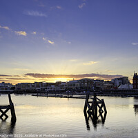 Buy canvas prints of Cardiff Bay Sunset by Gordon Maclaren